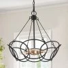 Modern Hot Sale LNC- Round Metal Chandelier-4 Lights