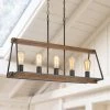 LNC Triangle Cage Island Chandelier 5 Lights Hot Sale