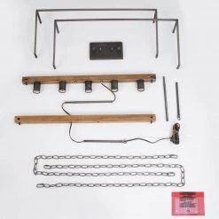 LNC Triangle Cage Island Chandelier 5 Lights Hot Sale