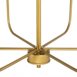 Hot Sale LNC Simplistic Modern Gold Chandelier- 6 Lights