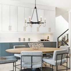 LNC- Sleekly Modern Chandelier 6 Lights