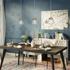 Uolfin Lighting LNC Modern Glass Pendant-Clearance