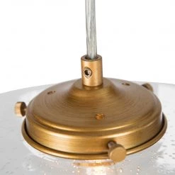 Modern LNC Seeded Glass Pendant