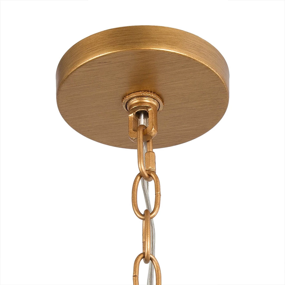 LNC- Modern Drum Shape Golden Chandelier - 4 Lights 5 LNC- Modern Drum Shape Golden Chandelier - 4 Lights