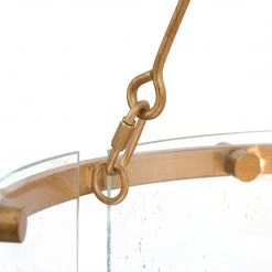 LNC- Modern Bubble Glass Drum Chandeliers-6 Lights