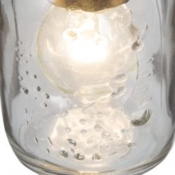 LNC Home- Mason Jar Simple Glass Pendant- 1 Light-Clearance Lighting 18 LNC Home- Mason Jar Simple Glass Pendant- 1 Light-Clearance Lighting