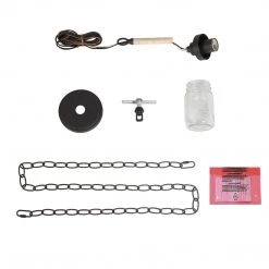 LNC Modern Farmhouse Mason Jar Pendant