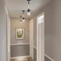 LNC Modern Farmhouse Mason Jar Pendant