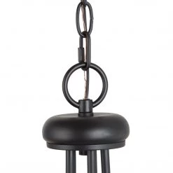 Modern Hot Sale LNC- Simple Black Metal Chandelier- 5 Lights