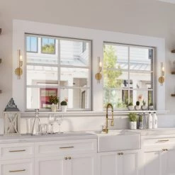 Modern LNC- Golden Bubble Glass Wall Lamp Lighting