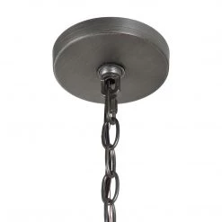 LNC Modern Farmhouse Geometric Wooden Globe Chandelier-6 Lights-Clearance Lighting