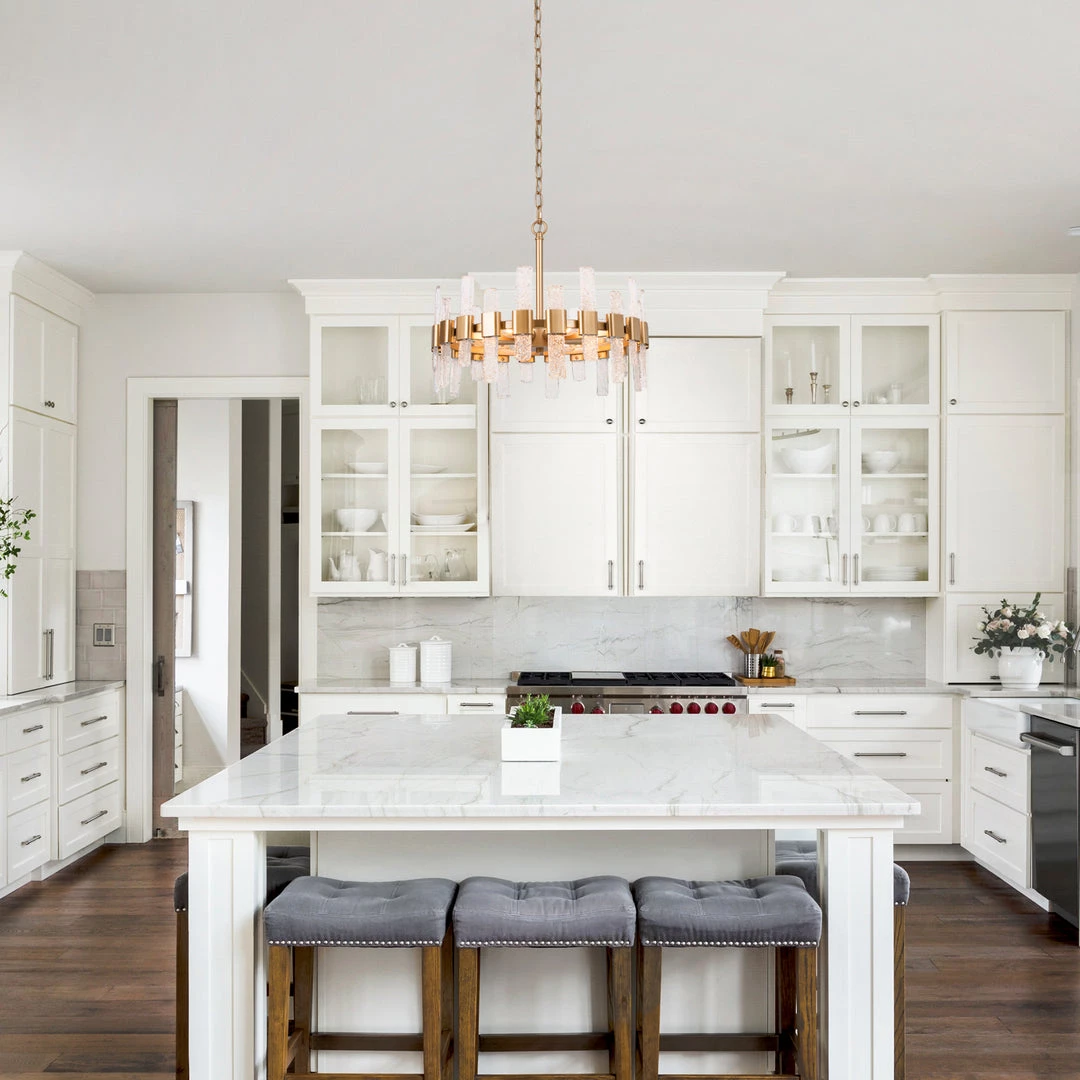 Modern Hot Sale LNC- Classic Crystal Glass Tube Chandelier - 6 Lights 5 Modern Hot Sale LNC- Classic Crystal Glass Tube Chandelier - 6 Lights