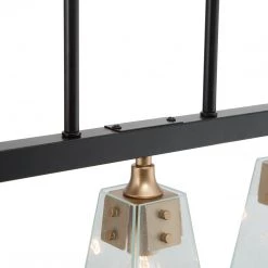 Modern LNC Tapered Kitchen Island Chandelier - 5 Light