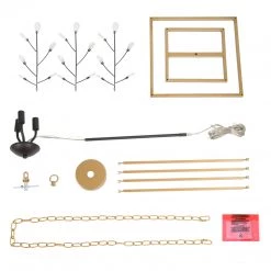 Google LNC Modern Geometric Crystal Lantern-Clearance Lighting