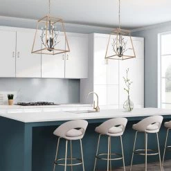 Google LNC Modern Geometric Crystal Lantern-Clearance Lighting