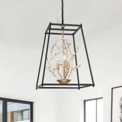 LNC Modern Geometric Crystal Lantern-3 Lights Hot Sale