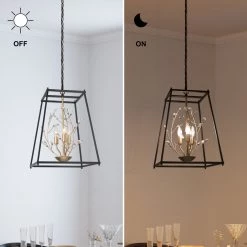 LNC Modern Geometric Crystal Lantern-3 Lights Hot Sale