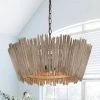 Uolfin Hot Sale LNC Barn Crate Farmhouse Chandelier-3 Lights