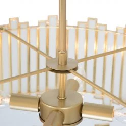 Lighting LNC Modern Designer Drum Chandelier Open Box 21 Lighting LNC Modern Designer Drum Chandelier Open Box