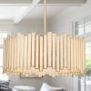 Lighting LNC Modern Designer Drum Chandelier Open Box