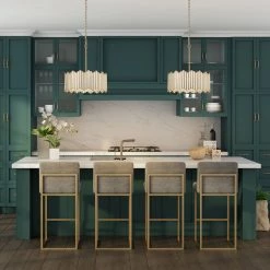 Lighting LNC Modern Designer Drum Chandelier Open Box 17 Lighting LNC Modern Designer Drum Chandelier Open Box