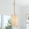 LNC Modern Tifany Gold Cylinder Pendant Lighting