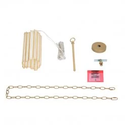 LNC Modern Tifany Gold Cylinder Pendant Lighting