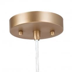 Modern LNC Gold Wire Mini Pendant