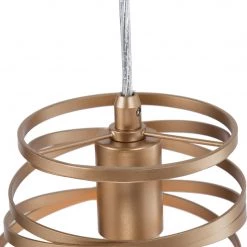 Modern LNC Gold Wire Mini Pendant