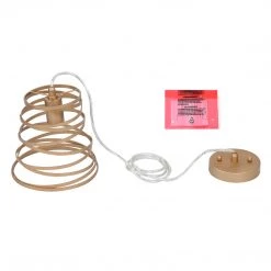 Modern LNC Gold Wire Mini Pendant