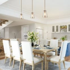 Modern Hot Sale LNC Gold Clear Glass Mini Pendant