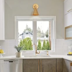 Modern Hot Sale LNC Industrial Bell Wall Light - Gold