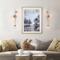 LNC Modern Rose Gold Vanity - Clear Glass