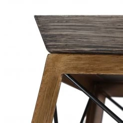 LNC Wooden Cage Flush Mount Light-Clearance Lighting