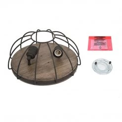 Hot Sale LNC-Semi Orb Metallic Flush Mount - Industrial & Modern