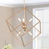 LNC- Rose Gold Cube Chandelier- Modern & Kitchen Island