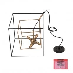 Modern LNC- Prismatic Cubed Chandelier - 6 Lights Hot Sale