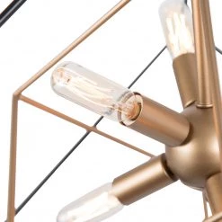 Modern LNC- Prismatic Cubed Chandelier - 6 Lights Hot Sale