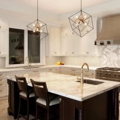 Modern LNC- Prismatic Cubed Chandelier - 6 Lights Hot Sale