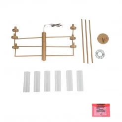 Modern LNC Contemporary Gold Chandelier-6 Lights Hot Sale