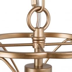 LNC Modern Gold Frame Pendant Light - 1 Light