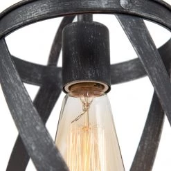 LNC Black Mini Modern Industrial Pendants