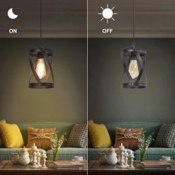 LNC Black Mini Modern Industrial Pendants