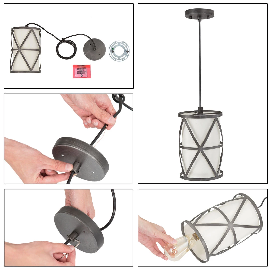 Lighting LNC Modern Antique Silver Mini Pendant Light-Clearance 13 Lighting LNC Modern Antique Silver Mini Pendant Light-Clearance