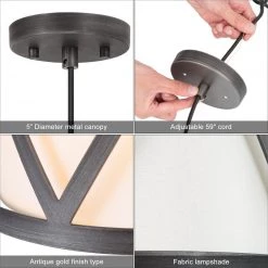 Lighting LNC Modern Antique Silver Mini Pendant Light-Clearance 28 Lighting LNC Modern Antique Silver Mini Pendant Light-Clearance