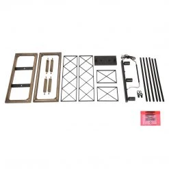 Lighting LNC Rectangle Chandelier, Industrial Farmhouse Chandelier-Open Box