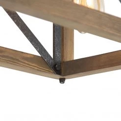 LNC Industrial Farmhouse Kitchen Island Chandelier-4 Lights