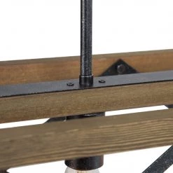 LNC Industrial Farmhouse Kitchen Island Chandelier-4 Lights