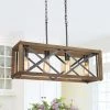 LNC Industrial Farmhouse Kitchen Island Chandelier-4 Lights 1 LNC Industrial Farmhouse Kitchen Island Chandelier-4 Lights