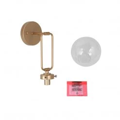 Uolfin LNC Mini Glass Globe Wall Sconce